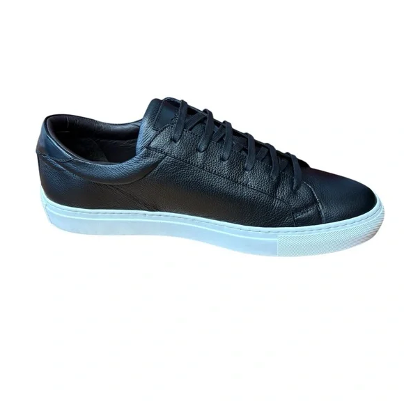 NEW To Boot New York Men's Nero Leather Sierra Sneakers size 10.5 $375.00